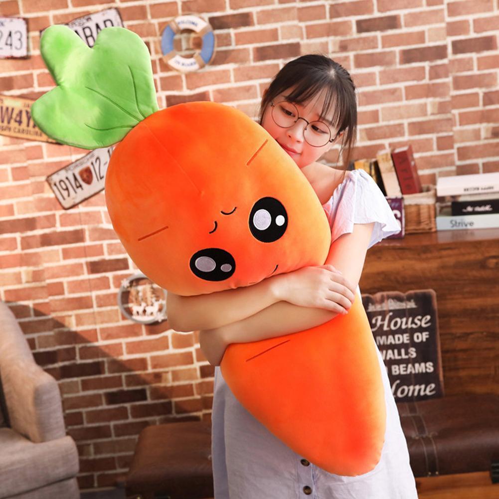 Củ Cà Rốt Nhồi Bông Mềm 45cm W3Z5