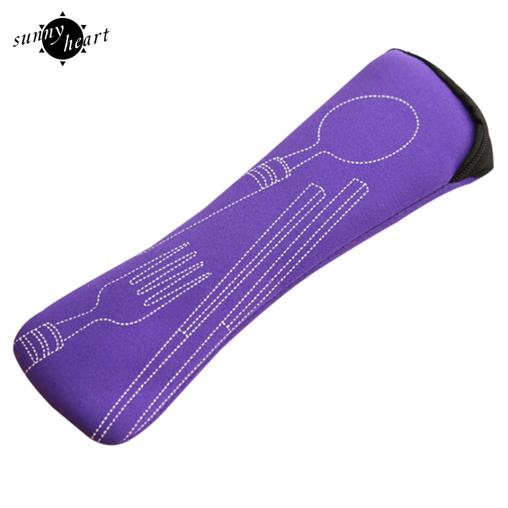 Set 3 Món Muỗng Nĩa Đũa Bằng Thép Không Gỉ Tiện Dụng Mang Theo Du Lịch