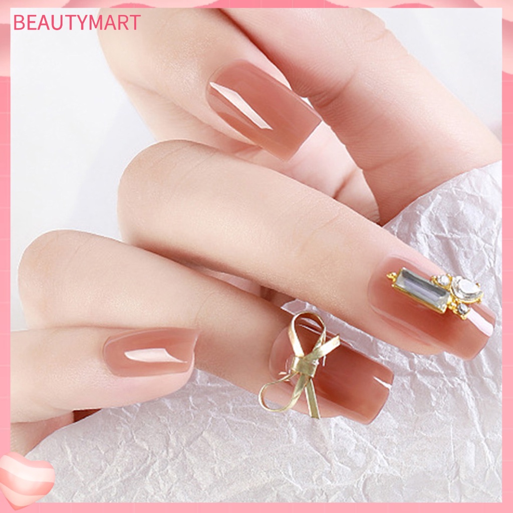Bộ 24 Miếng Dán Móng Tay Bằng ABS Thân Thiện Với Môi Trường Chống Mòn Có Thể Tái Sử Dụng