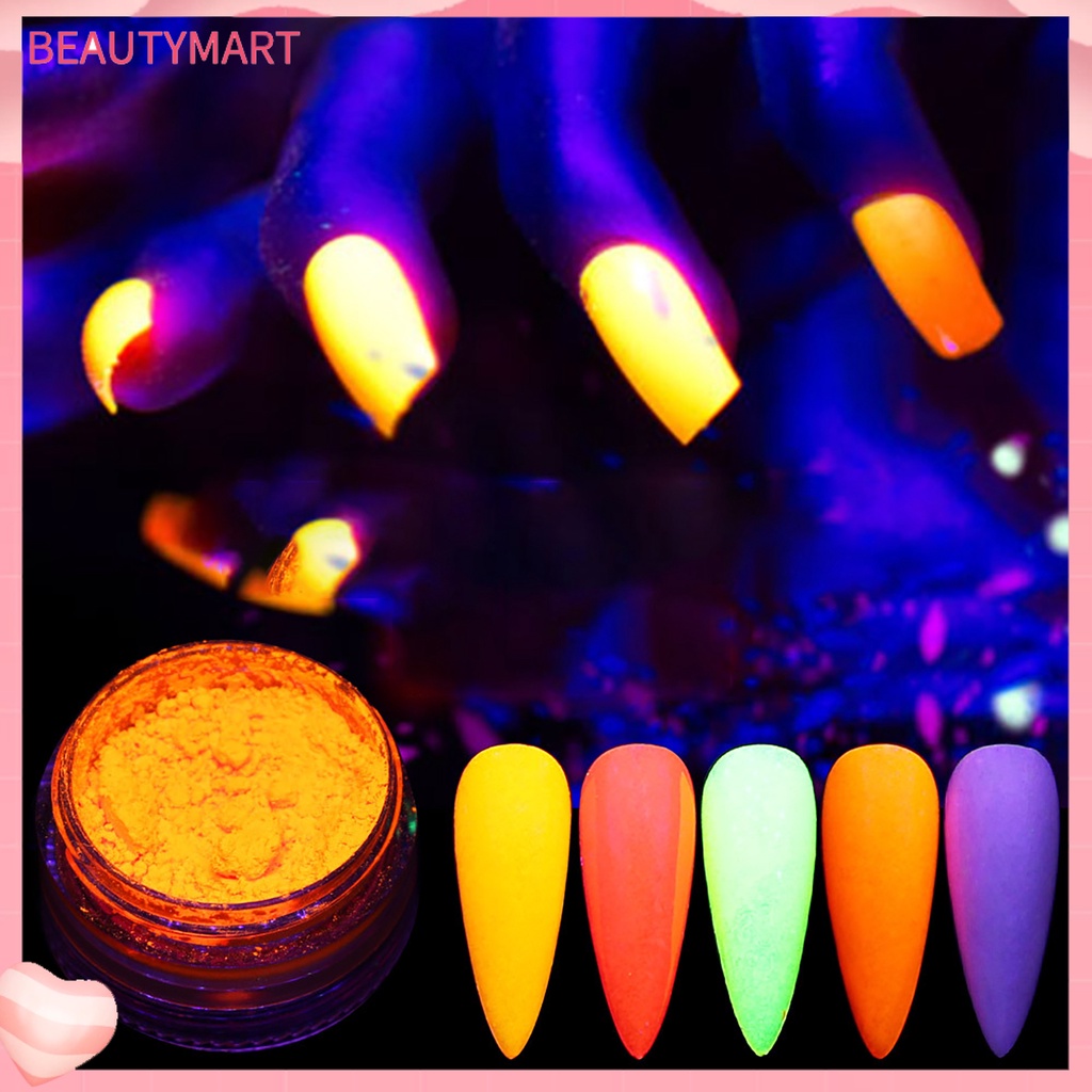 Bột Phosphor Dạ Quang Lâu Trôi Chuyên Dụng Trang Trí Móng