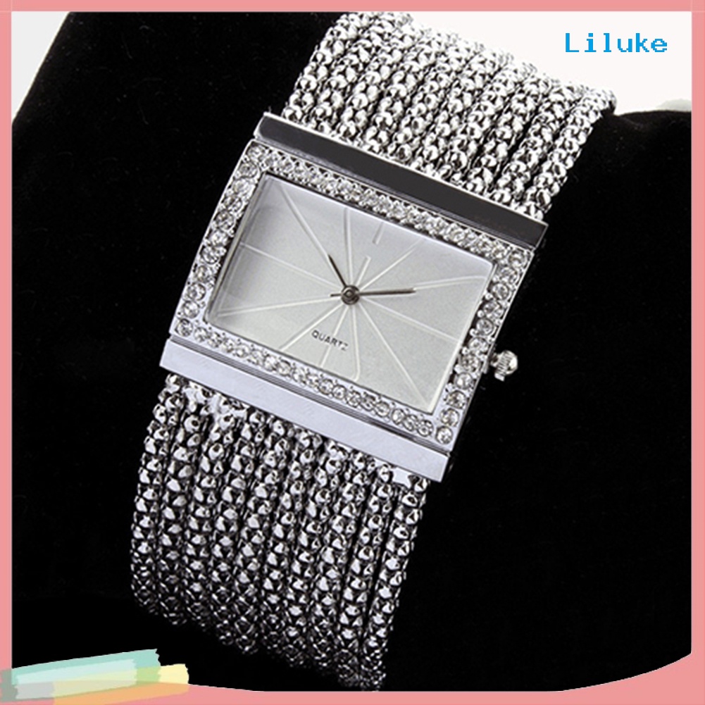 Đồng Hồ Quartz Nữ Đính Đá Thời Trang Sang Trọng