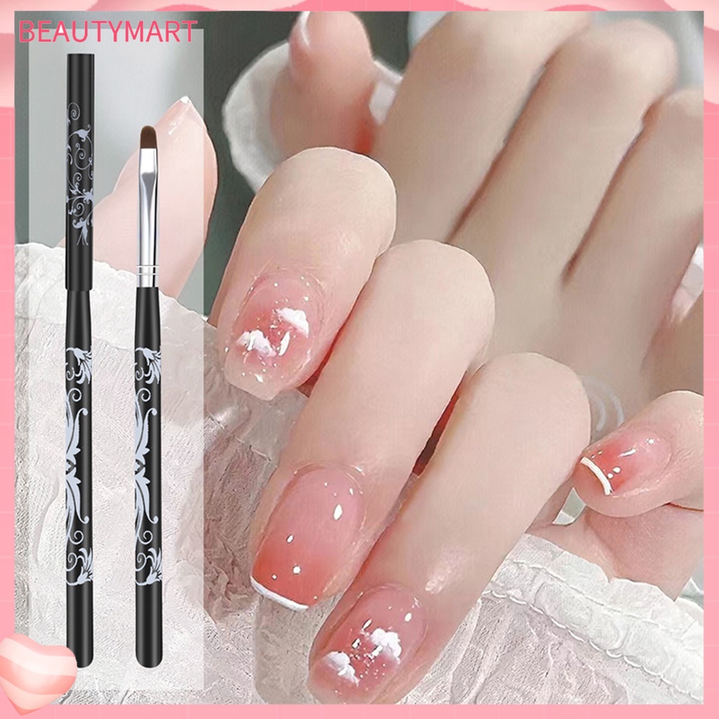 Hộp Đựng Bút Lông Mềm Không Lông Tự Vẽ Trang Trí Móng Tay Nghệ Thuật Dành Cho Nữ