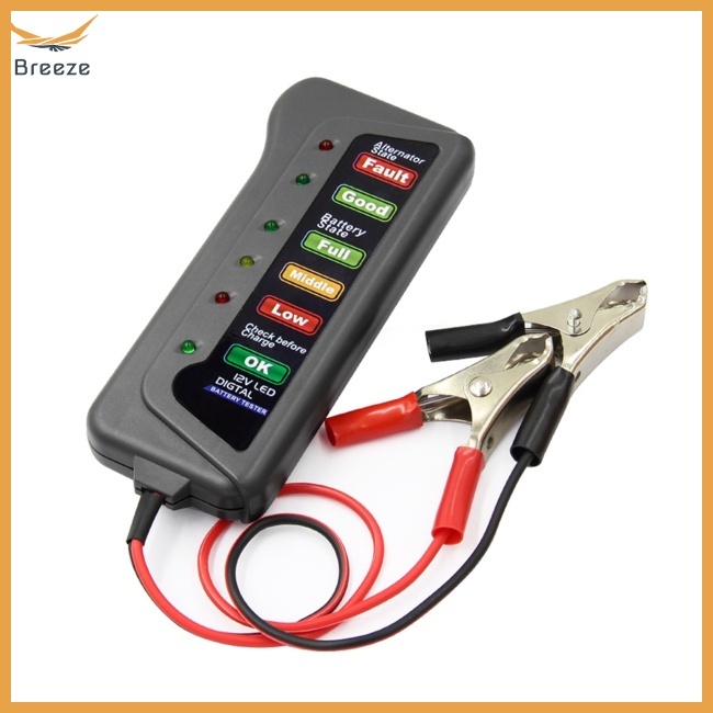 Thiết Bị Kiểm Tra Pin Xe Hơi 6 Bóng Led 12V 15a 250mm