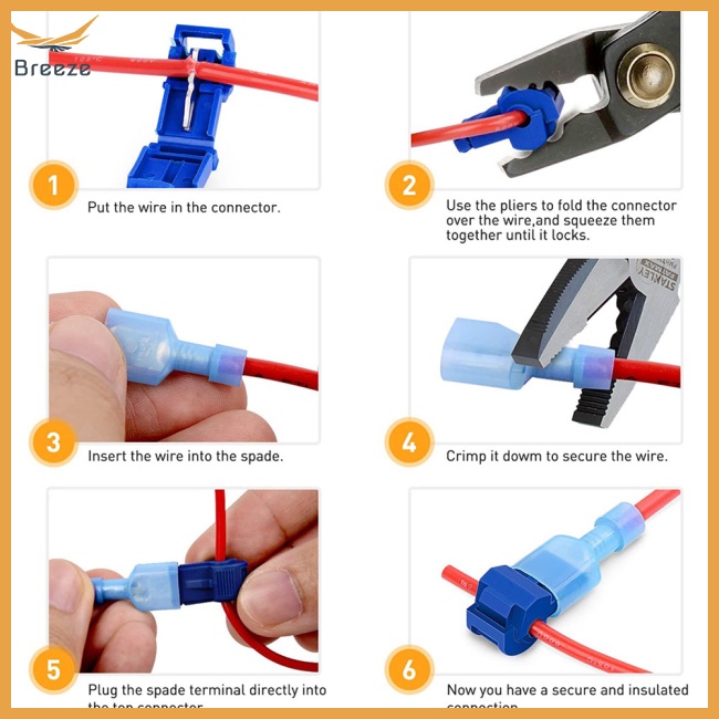 Hộp 120 Khối Đấu Nối Dây Điện Đầu Cuối Dạng Chữ T Tháo Gỡ Nhanh Tiện Lợi
