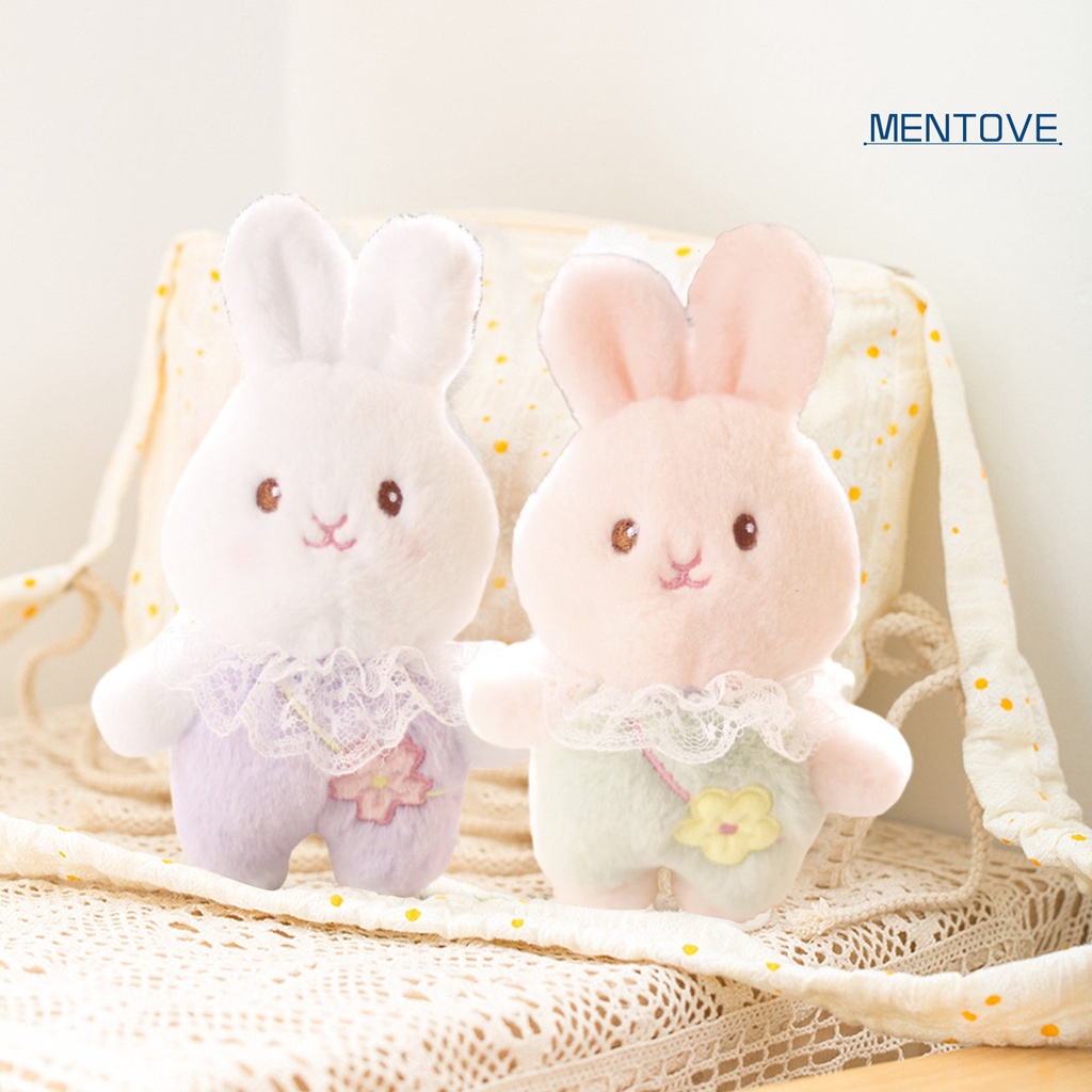 Móc Khóa Thỏ Nhồi Bông 12cm Dễ Thương