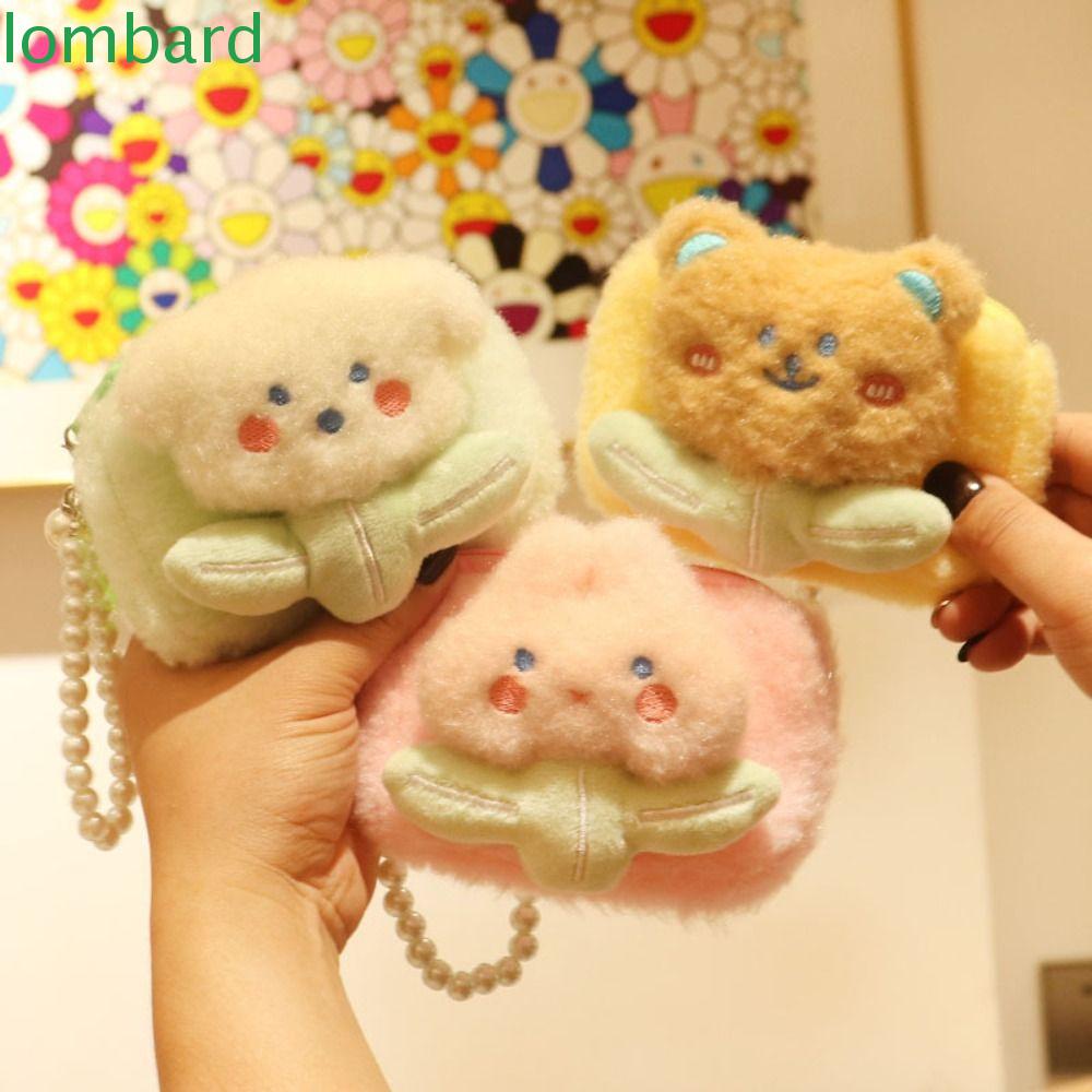 Ví Đựng Tiền Xu Bằng Vải Lông Nhung Đa Năng Có Khóa Kéo Hình Cinnamoroll Hoạt Hình Dễ Thương