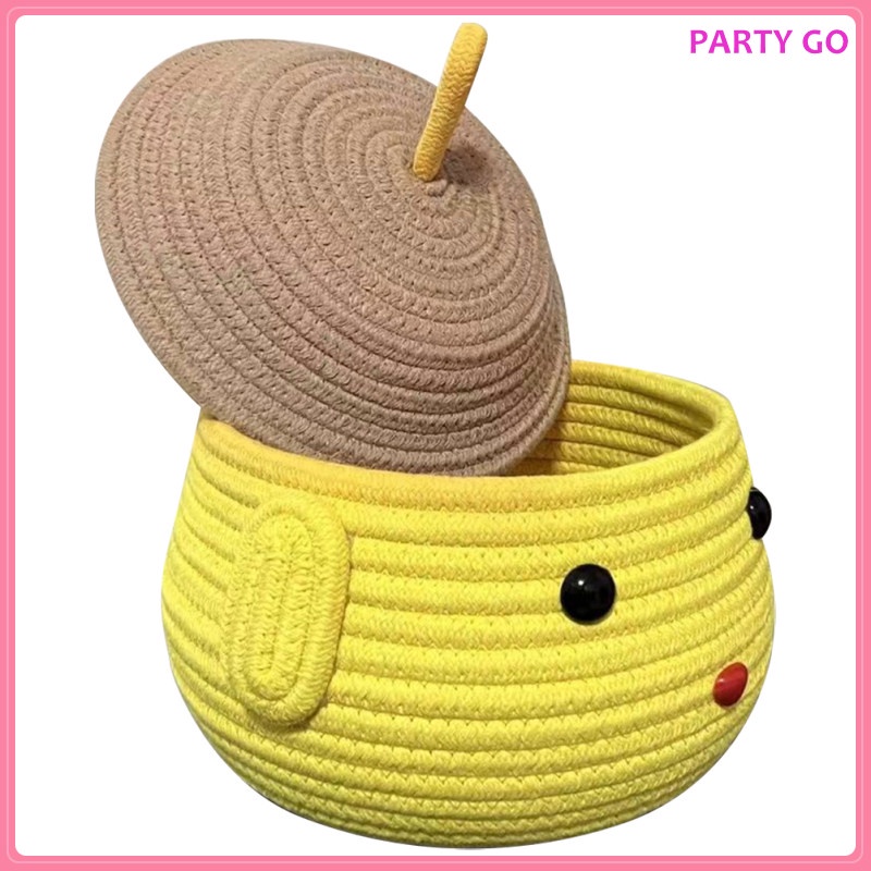 Thùng Rác Cotton Họa Tiết Hoạt Hình Xinh Xắn Dành Cho Bé