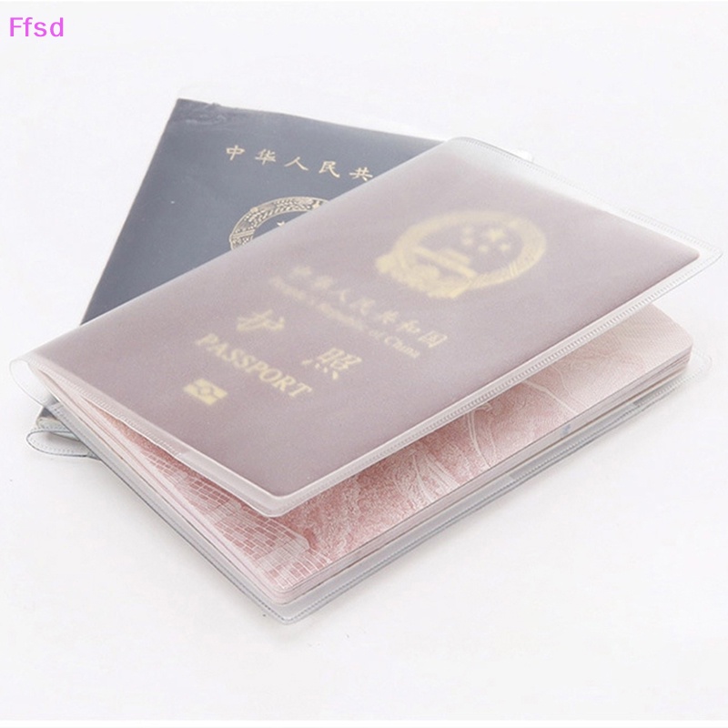 {Ffsd} Vỏ Bọc Hộ Chiếu Trong Suốt Chống Thấm Nước Bảo Vệ Tài Liệu * Bán Chạy