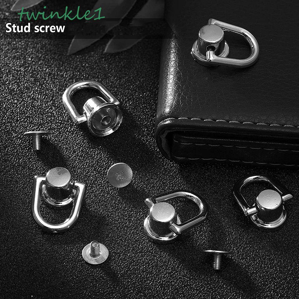 Phụ Kiện Kẹp Đầu Tròn Bằng Kim Loại Cho Túi Xách