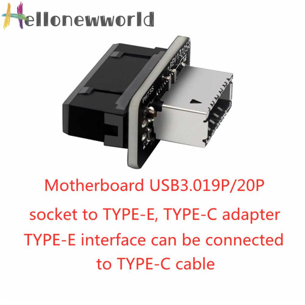 Đầu Chuyển Đổi USB 3.0 19P / 20P Sang TYPE E Chất Lượng Cao