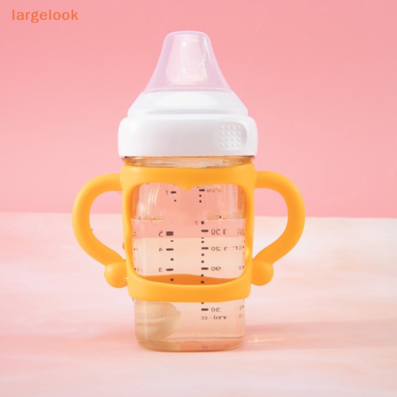 Tay Cầm Bình Sữa Em Bé Bằng Silicon Mềm Tiện Dụng