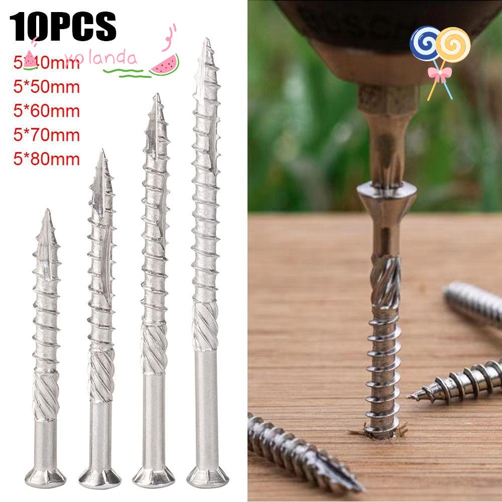 Set 10 Vít Rãnh Torx Tự Cắt Chất Lượng Cao Chuyên Dụng Cho Lái Xe