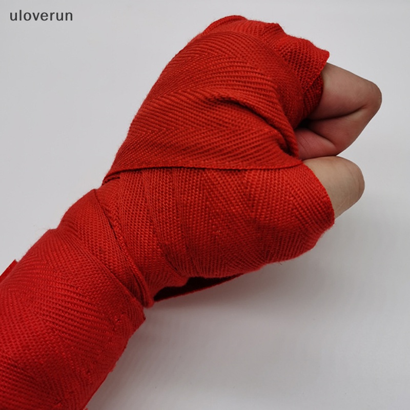 Băng Quấn Cổ Tay Vải Cotton 2.5M Hỗ Trợ Tập Luyện Muay Thai Boxing