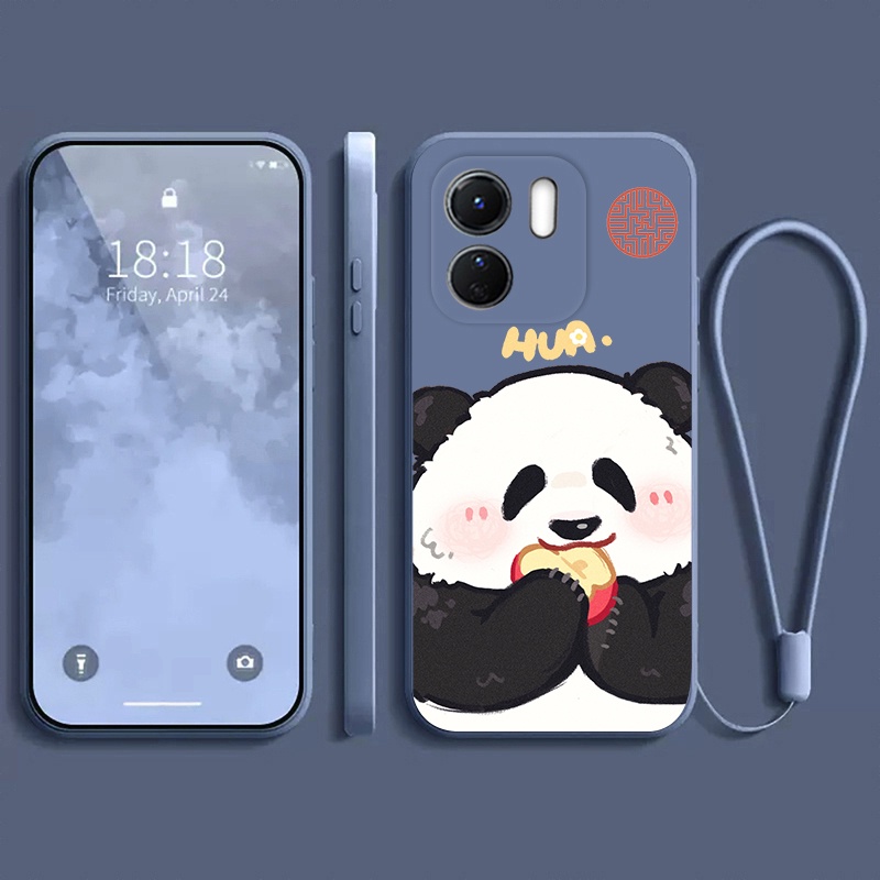 Ốp lưng xiaomi Redmi A1 2022 4G A2 10 4G 2022 12C 4G 11A POCO X3 POCO X3 PRO POCO X3 GT POCO X4 PRO 5G POCO X4 GT 5G Ốp Điện Thoại Mềm Hình Gấu Trúc May Mắn dẻo màu chống bẩn