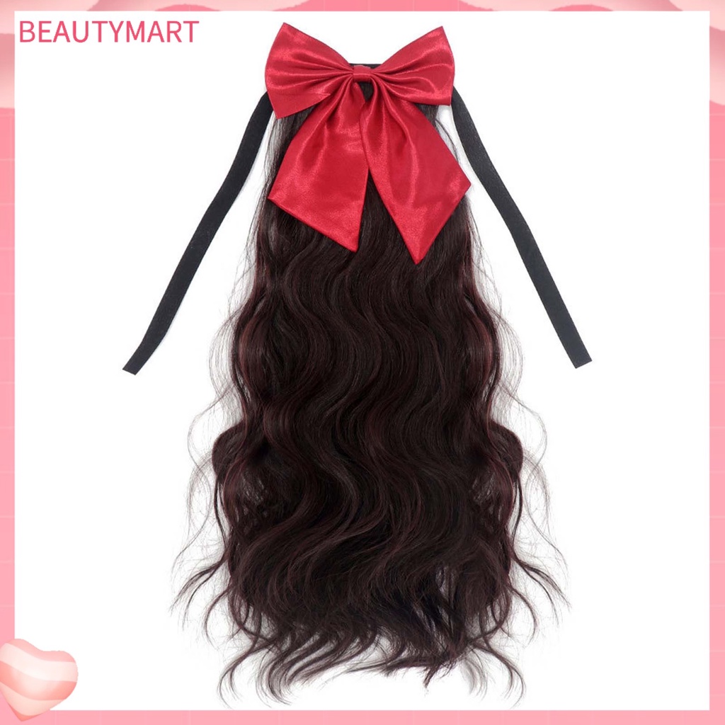 Bộ Tóc Giả Đuôi Ngựa Dài Xoăn Co Giãn Độc Đáo Cho Nữ