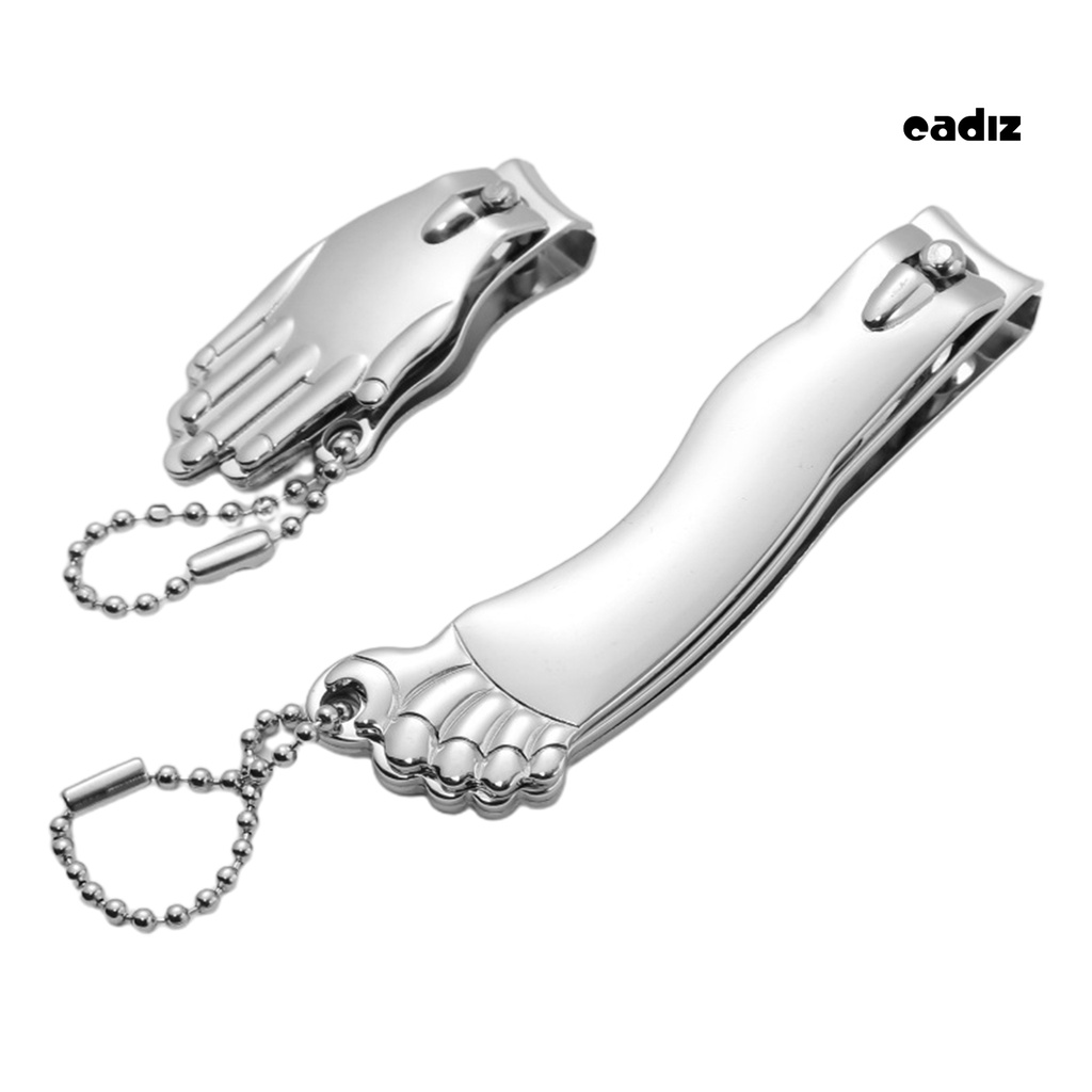 Bộ 2 Dụng Cụ Kéo Cắt Móng Bằng Thép Carbon Hình Bàn Chân Tiện Dụng