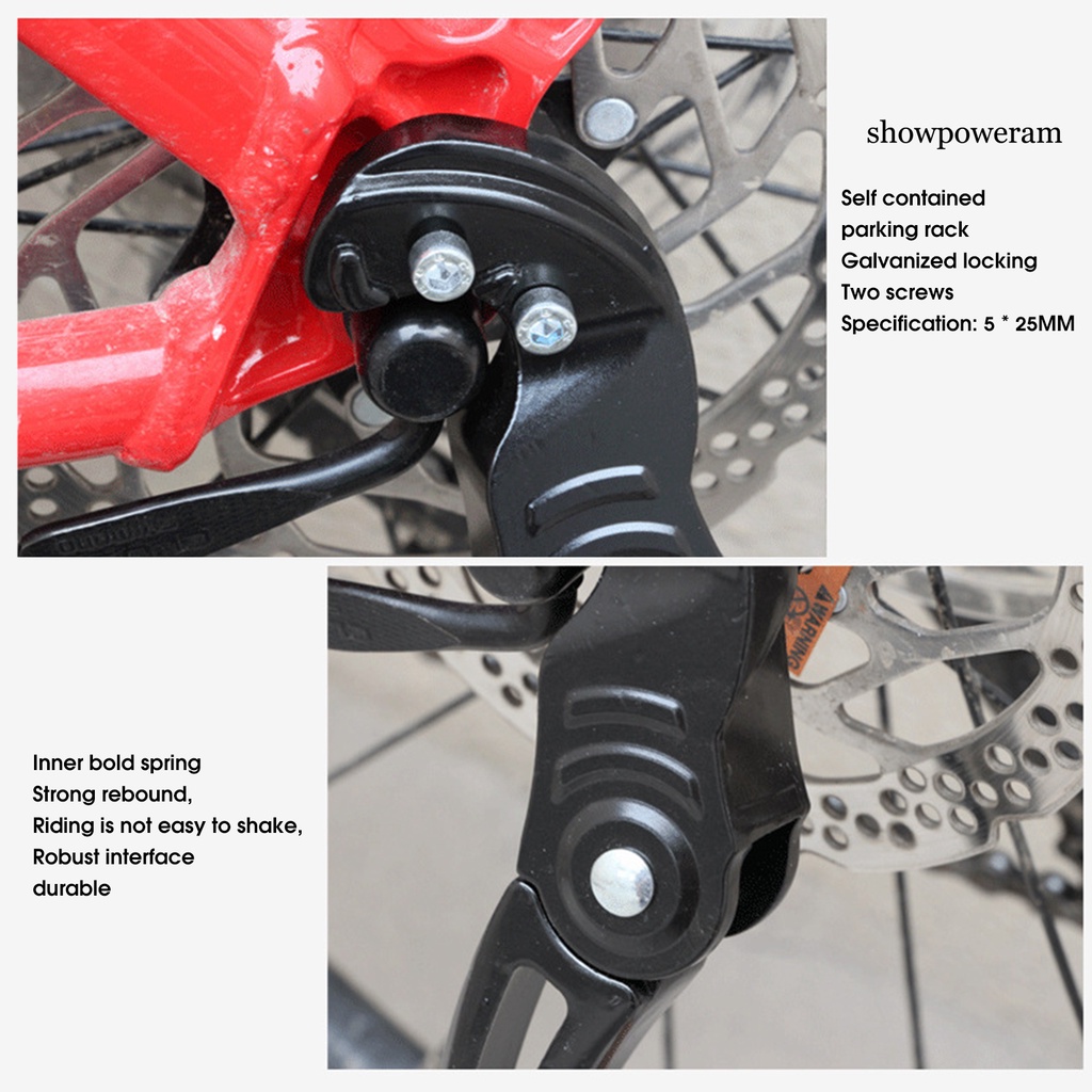 Chân Chống Xe Đạp Bằng Hợp Kim Nhôm Linh Hoạt Có Thể Điều Chỉnh Góc Tiện Dụng