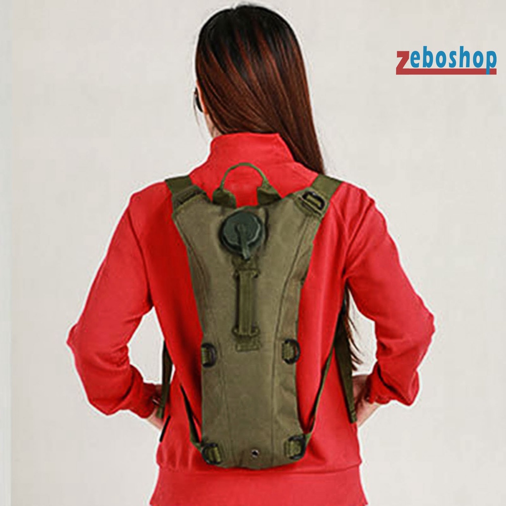 Zeboshop Túi Đựng Nước 3L Họa Tiết Rằn Ri Unisex Tiện Dụng Khi Đi Xe Đạp Leo Núi