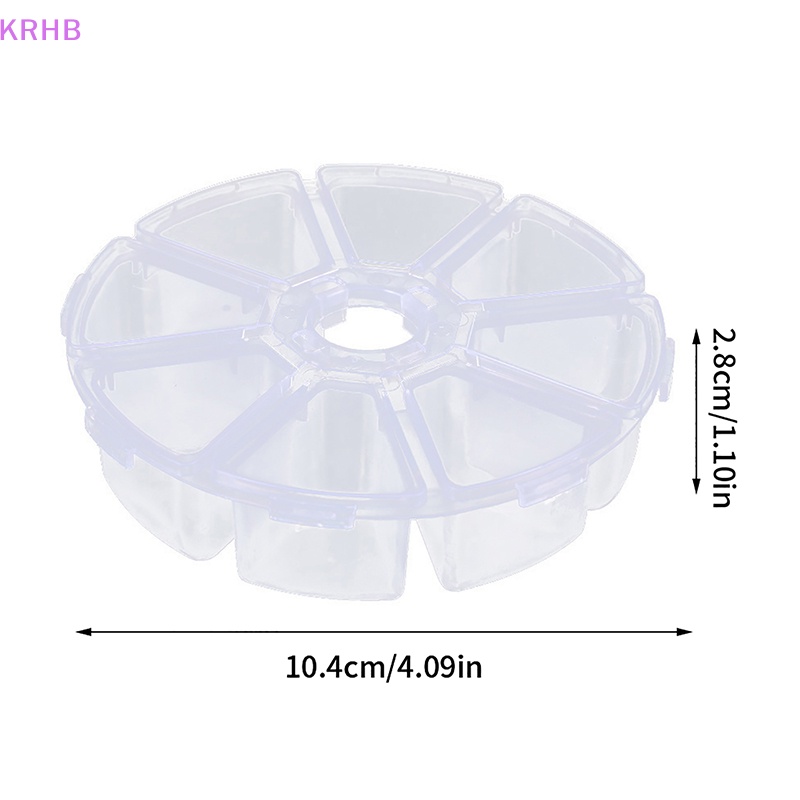Hộp Đựng Trang Sức Bằng Nhựa Trong Suốt Chống Bụi Tiện Dụng Mới
