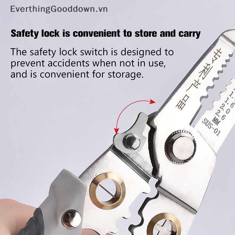 Kìm Cắt Dây Cáp Sửa Chữa Đa Năng Tiện Dụng