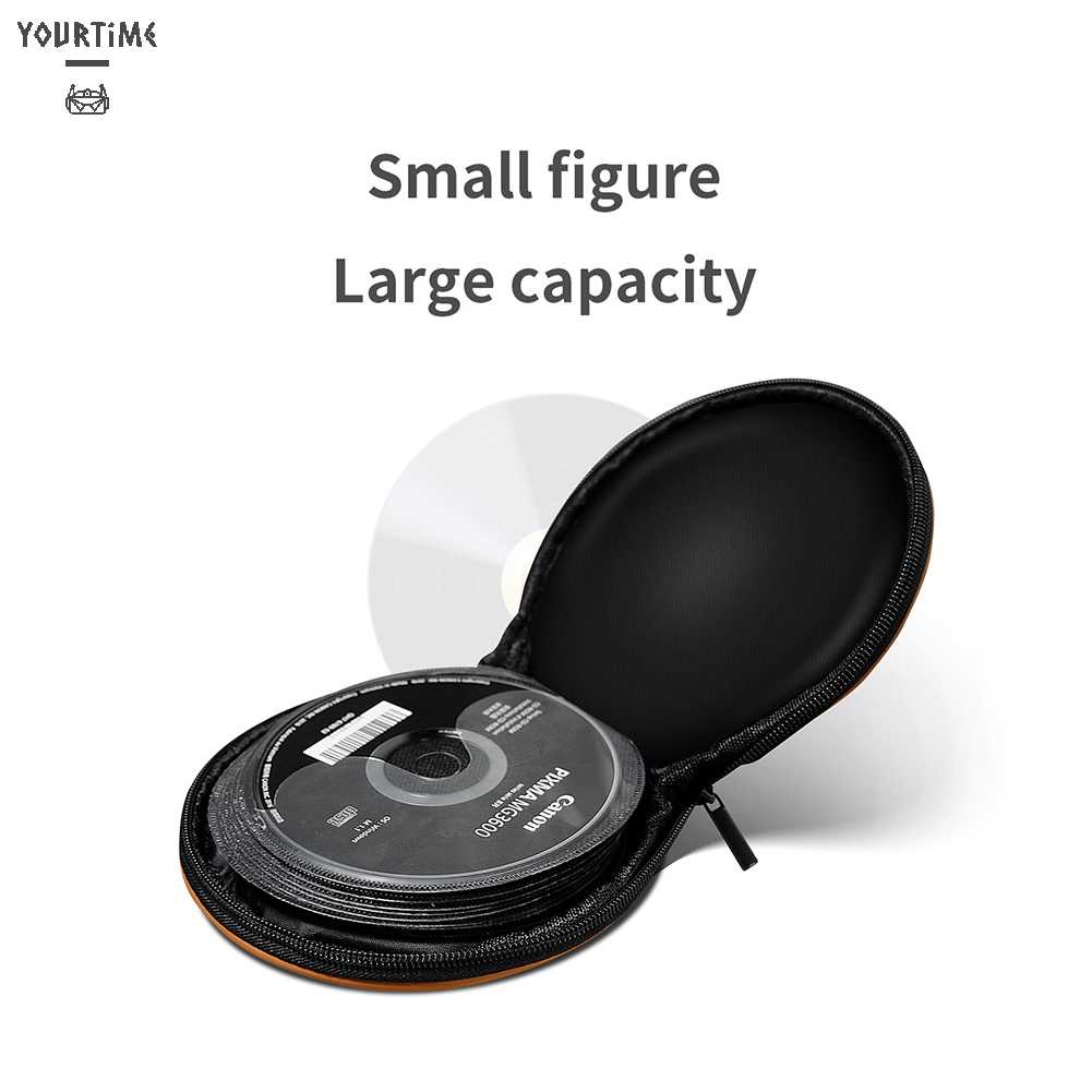 Hộp Đựng Đĩa CD DVD 20 Ngăn Có Khóa Kéo Tiện Dụng