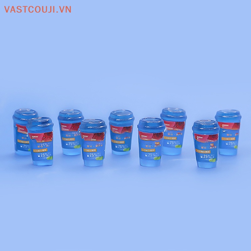 Set 5 Ly Nước Mini Trang Trí Nhà Búp Bê