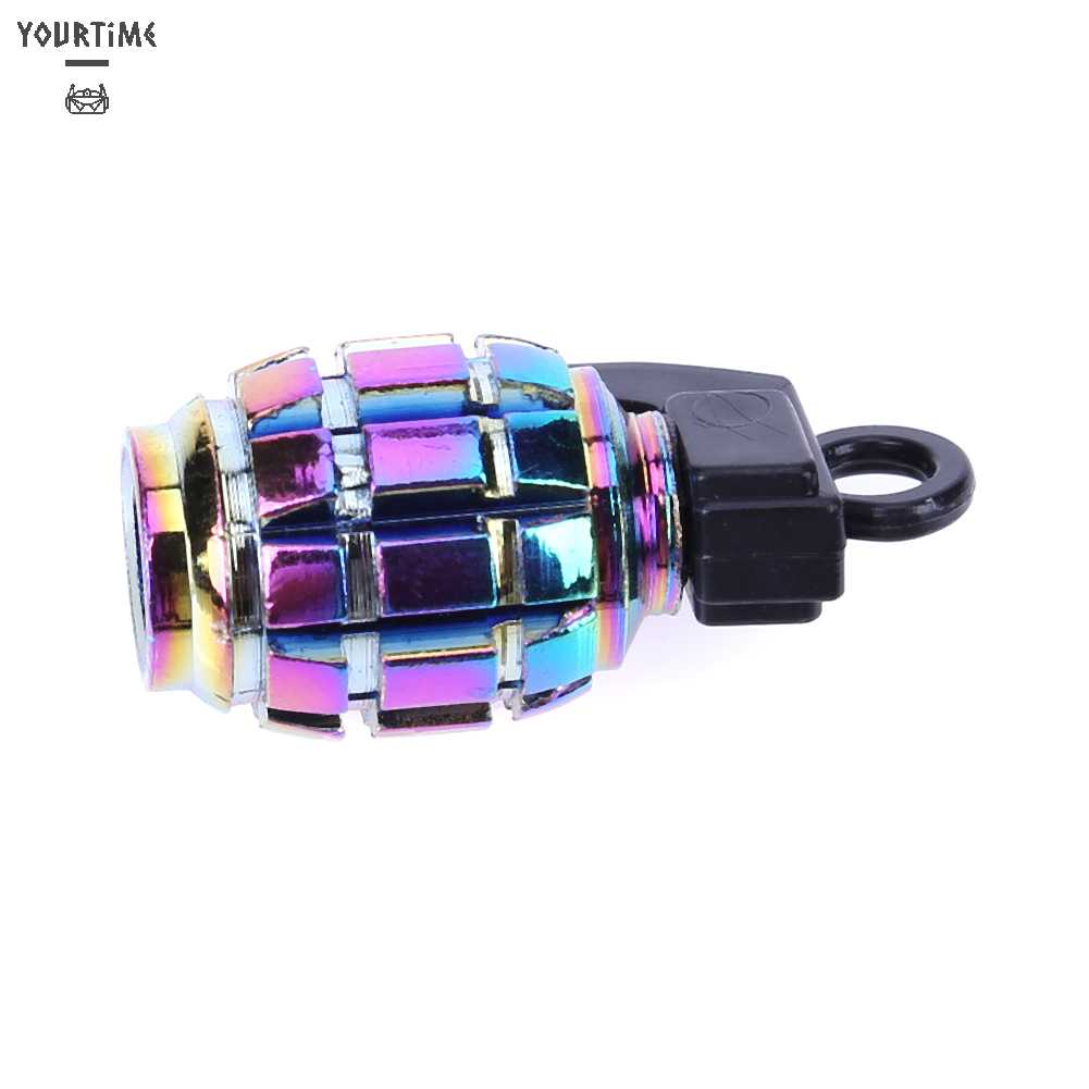 Bộ 4 Nắp Van Lốp Xe Màu Sắc Cầu Vồng