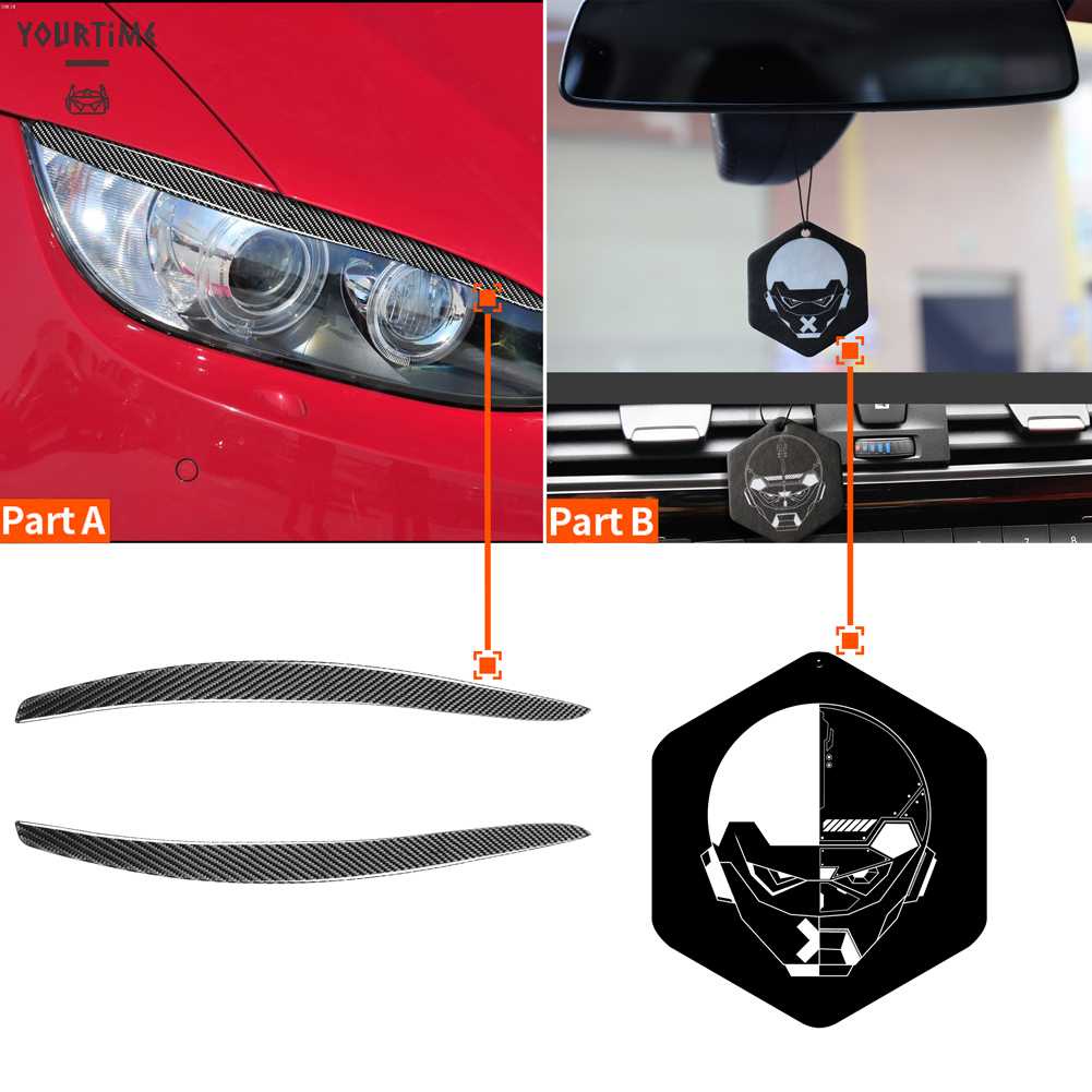 Miếng Dán Trang Trí Bằng Sợi Cacbon Chất Lượng Cao Dành Cho BMW E92 E93