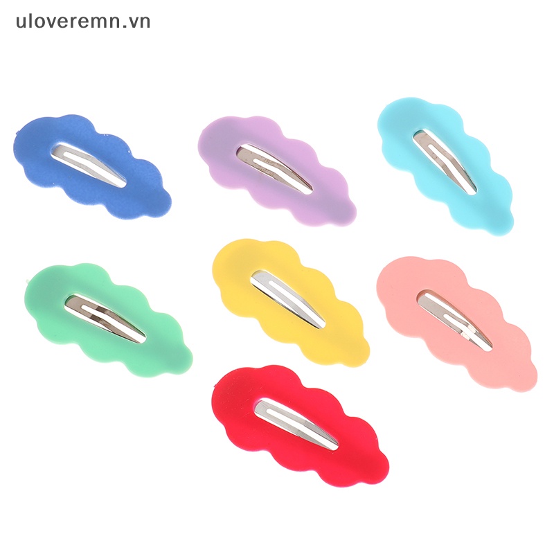 Bộ 10 Kẹp Tóc Màu Nhám Phong Cách Hàn Quốc Cho Nữ