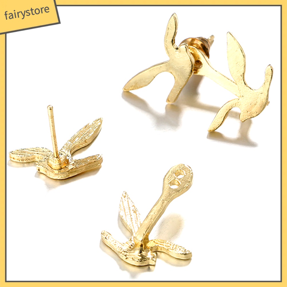 Khuyên Tai Hình Tai Chim / Hình Học Không Đối Xứng [FRO] Cho Nữ