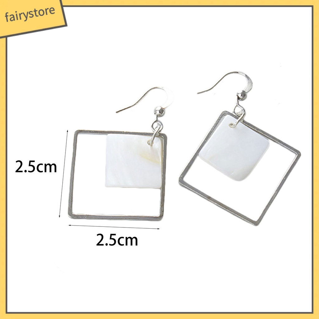 1 Đôi Bông Tai Hình Vỏ Sò Thoải Mái Thời Trang