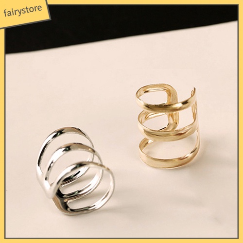 Khuyên Kẹp Vành Tai Hình Chữ U Phong Cách Punk Cá Tính Cho Nữ