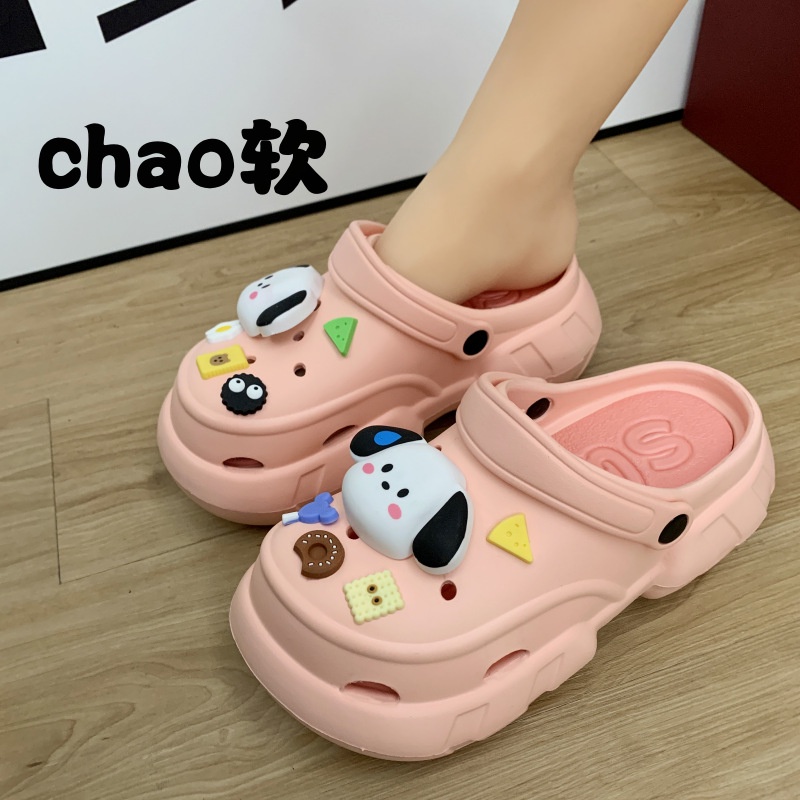 FEIJIANU dép Cross dép sandal nữ giày đi biển đáng yêu thoải mái 26Z23062926