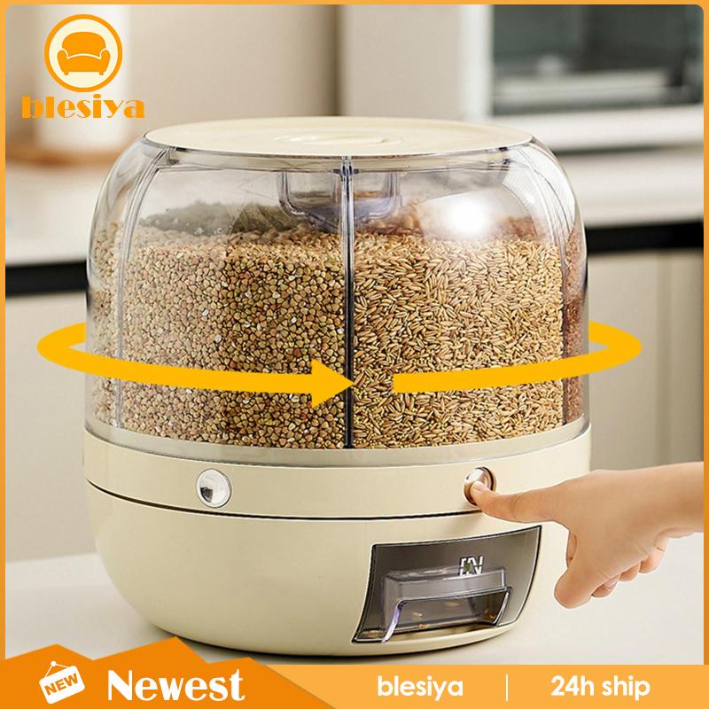 Hộp Đựng Hạt 6 Ngăn Cho Millet Barley