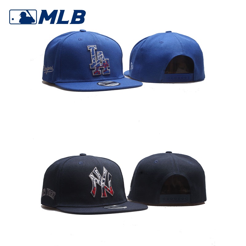 Mlb Mũ Lưỡi Trai Chống Nắng Màu Trơn Phong Cách Hiphop