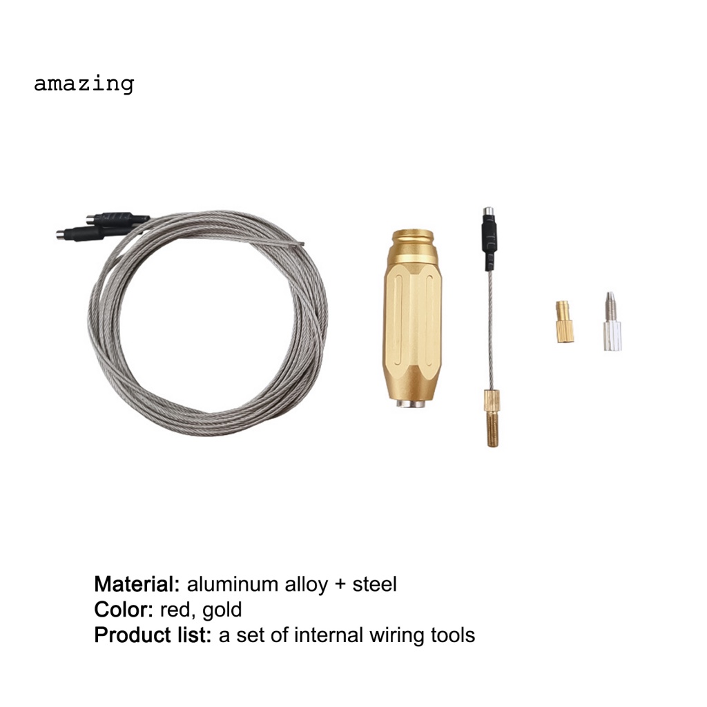 1 Bộ Dụng Cụ Cần Gạt Dây Cáp Bên Trong Xe Đạp Bằng Hợp Kim Nhôm