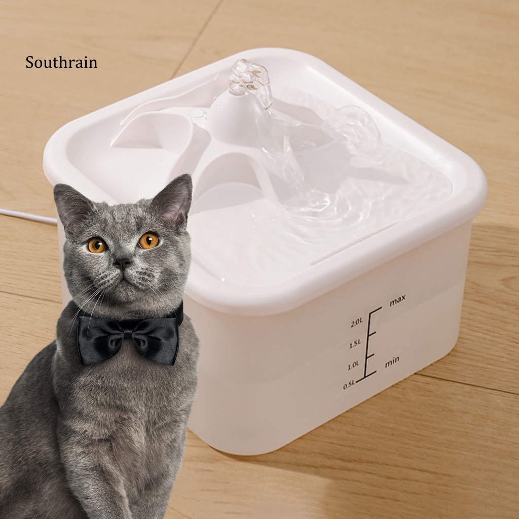 Đài Phun Nước Tự Động Dung Tích Lớn Có Thể Tháo Rời Cho Thú Cưng