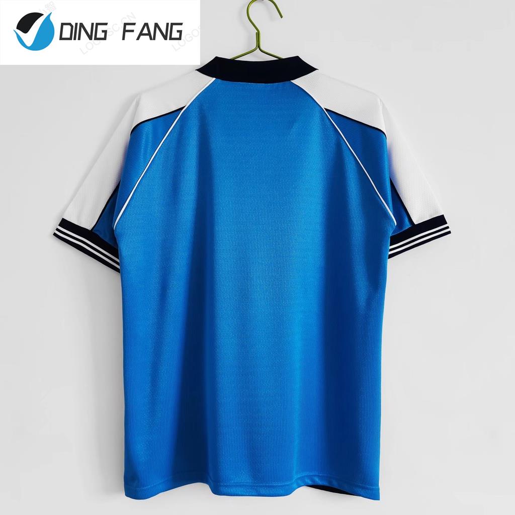 Áo Thun Bóng Đá Đội Tuyển Manchester City Mùa Giải 1999-01 Thiết Kế Mới Năng Động Thời Trang