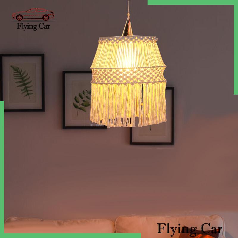 Vỏ Bọc Bóng Đèn Macrame Phong Cách Bohemian Dành Cho Trang Trí Nhà Cửa / Tiệc Cưới 2