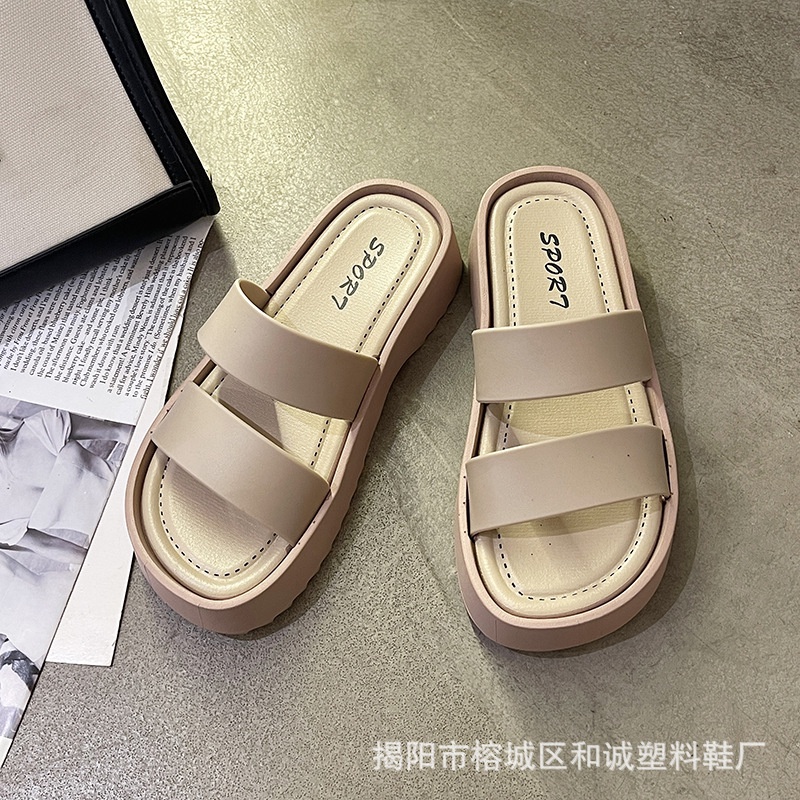 Dép Bánh Mì Đế Dày Chống Trượt Thời Trang Cho Nữ
