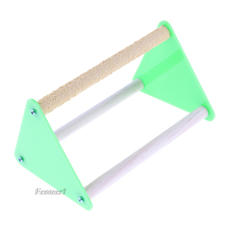 [Fenteer1] Giá Đỡ Đứng Bằng Gỗ Vui Nhộn Cho Chim Vẹt