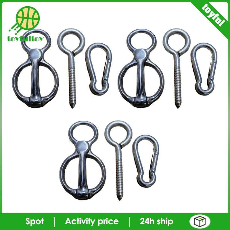 Bộ 3 Vòng Khóa Ngựa An Toàn Tiện Dụng