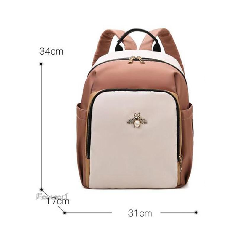 Balo Đựng Tã Lót Cỡ Lớn Trọng Lượng Nhẹ Fenteer1 Cho Bé Trai Gái