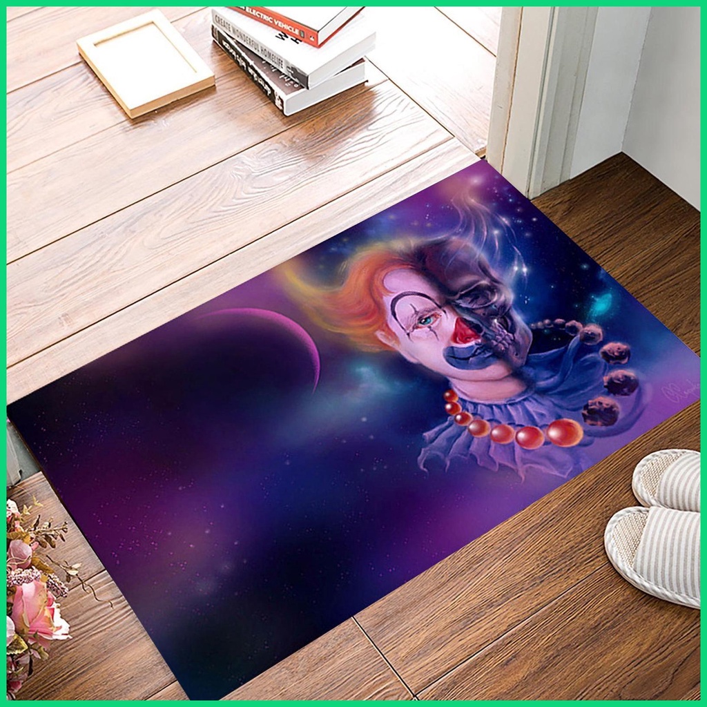 Thảm Trải Sàn Họa Tiết Kinh Dị Chống Trượt Cho Phòng Khách / Văn Phòng