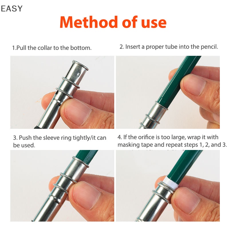 Ea Thanh Nối Dài Bút Phác Thảo Bằng Kim Loại Ngắn