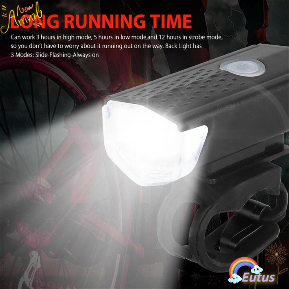 Đèn LED Chống Thấm Nước Gắn Phía Trước Và Sau Xe Đạp Có Thể Sạc Lạ