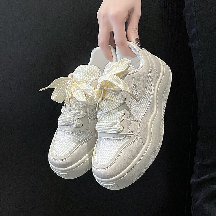 Giày Thể Thao Đế Mềm Phối Lưới Thoáng Khí Thời Trang Cho Nữ