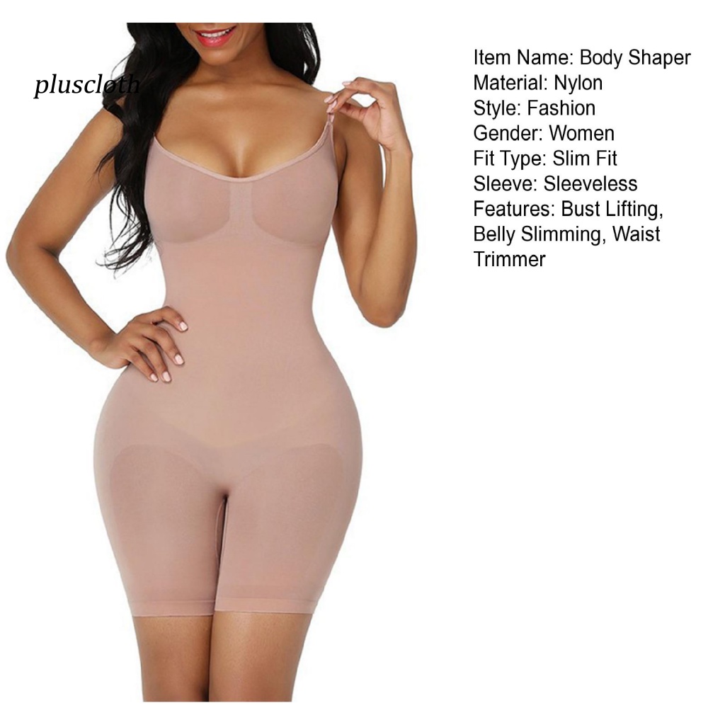 < Pluscloth > Bộ Đồ Lót Định Hình Cơ Thể Độ Co Giãn Cao Thoáng Khí Nâng Mông Phục Hồi Da Sau Sinh Mặc Hàng Ngày Cho Nữ