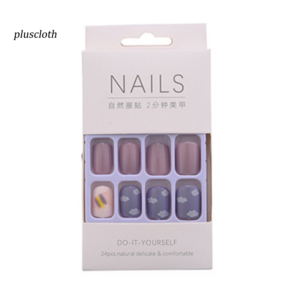 1 Bộ Móng Tay Giả Che Phủ Toàn Diện Cho Nữ