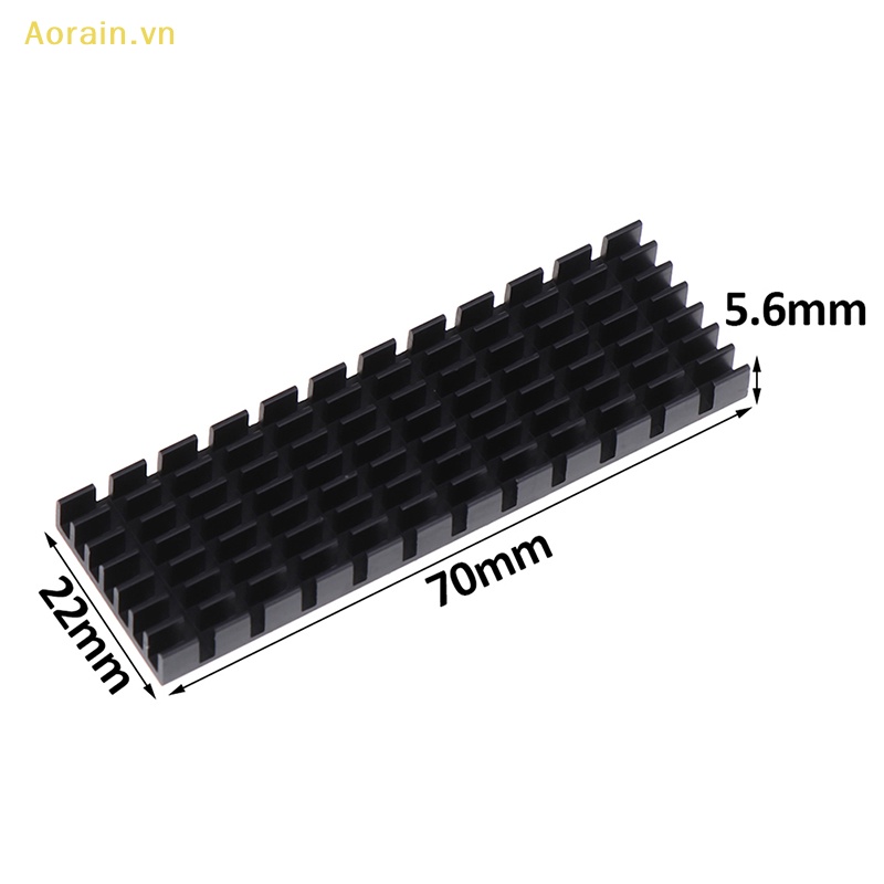 1 Bộ Tản Nhiệt Bằng Nhôm M.2 NGFF NVMe 2280 PCIE SSD Có Đệm Nhiệt